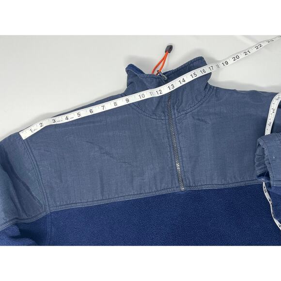 MacGear Long Men's Blue Jacket size 1XLT Pre-Owned QuarterZip. Pocket in sleeve. - Picture 7 of 9